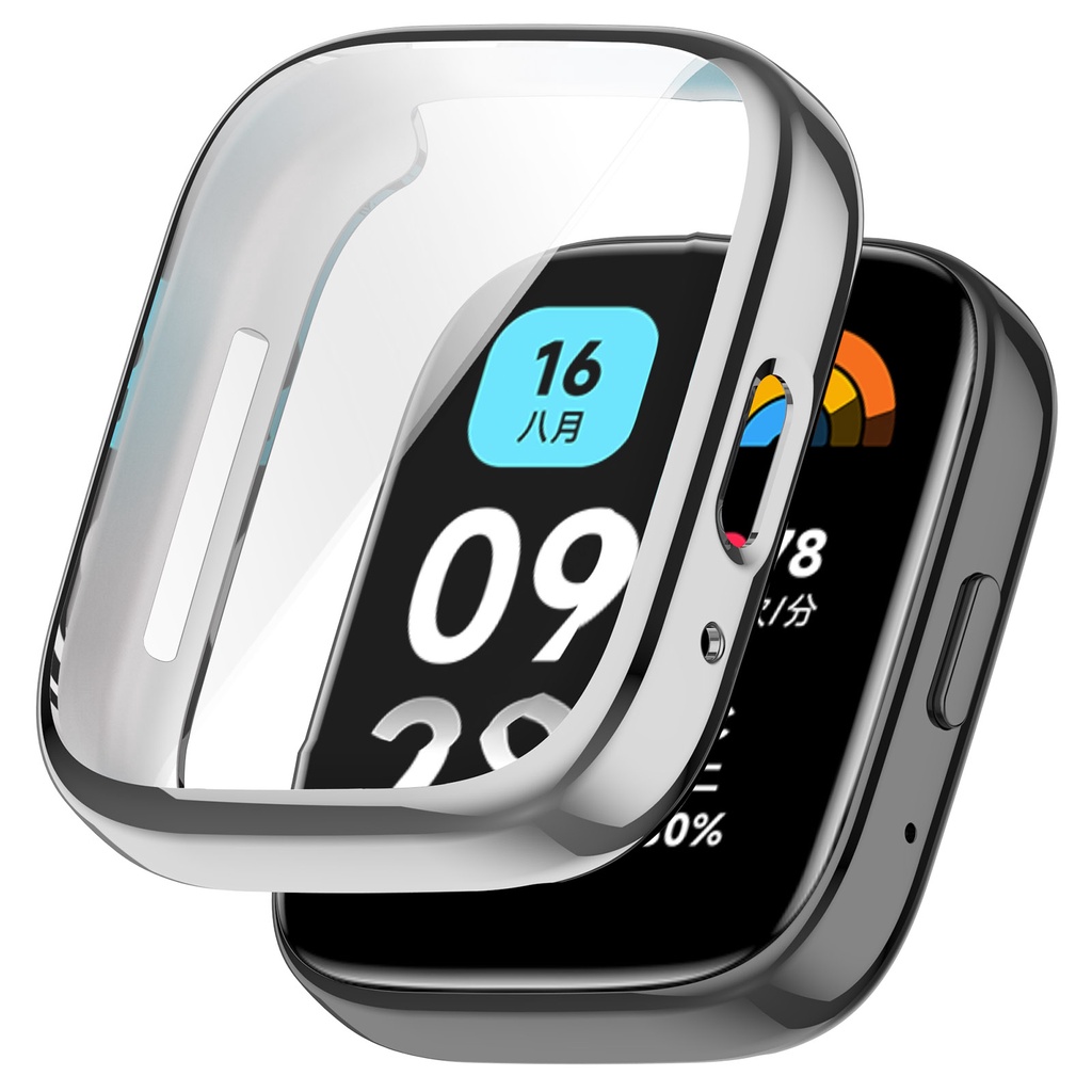 เคสป้องกัน TPU แบบนิ่ม ชุบไฟฟ้า สําหรับ Redmi Watch 3 Active Watch3 Lite