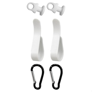 4pcs Universal Reliable Beach Travel Key Holder Water Cups 2 Insert Carabiner Hooks For Bogg Bag