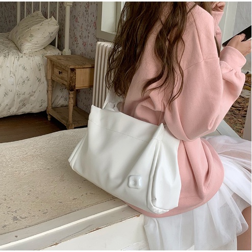 [พร้อมส่ง] กระเป๋าสะพายไหล่ ความจุขนาดใหญ่ สําหรับผู้หญิง - รูปที่ 5