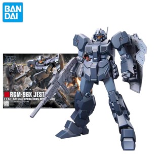 Bandai Genuine Gundam Model Garage Kit HGUC Series 1/144 RGM-96X Jesta Gundam Anime Action Figure Toys for Boys Collectible Toy