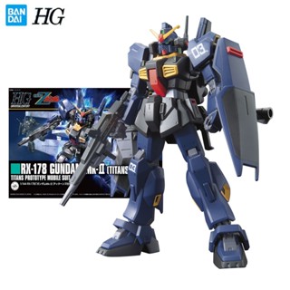 Bandai Genuine Gundam Model Garage Kit HGUC Series 1/144 RX-178 MK2 GUNDAM Anime Action Figure Toys for Boys Collectible Toy