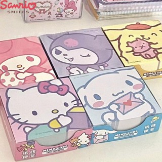 สติกเกอร์กระดาษโน้ต ลายการ์ตูนอนิเมะ Sanrio Kuromi Hello Kitty น่ารัก สําหรับตกแต่ง 250 แผ่น