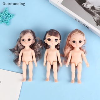 Outstanding ใหม่ ยางมัดผมถัก ตาโต 3D ขนาดเล็ก 1/12 17 ซม. DIY 1 ชิ้น