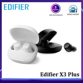 Edifier X3 Plus TWS หูฟังบลูทูธไร้สาย 5.2 ควบคุมด้วยเสียง รองรับการสัมผัส เล่นได้นานถึง 28 ชั่วโมง