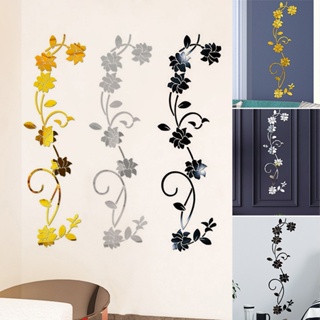 Flower Vines Wall Sticker Door Living Room Mural Home Decoration Art Decals