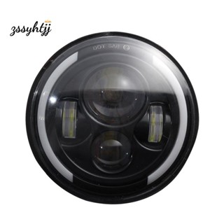 ไฟหน้า Led ทรงกลม ขนาด 7 นิ้ว สําหรับ Jeep Wrangler Jk