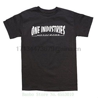 เสื้อยืดแขนสั้น ผ้าฝ้าย พิมพ์ลาย One Industries Trashed สีดํา สไตล์ฮิปฮอป สําหรับผู้ชาย XS-4XL-5XL-6XL