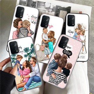 เคสโทรศัพท์มือถือแบบนิ่ม ลายคุณแม่น่ารัก สีสดใส C219 สําหรับ OPPO A12E A15 A15S A53S A55 A56 A53 A32 A16 A16S A54S A54 A8 A31