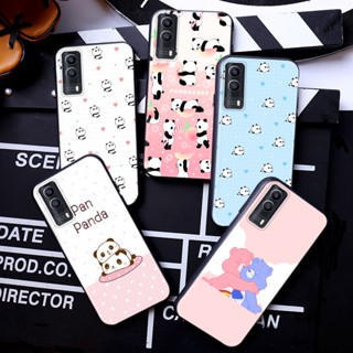 เคสโทรศัพท์มือถือแบบนิ่ม ลายการ์ตูนแพนด้า 3M สําหรับ Vivo Y30 Y50 Y31 Y51 Y53 Y55 Y55s Y69 Y71 Y81 Y81s Y91C Y95 Y93 Y91