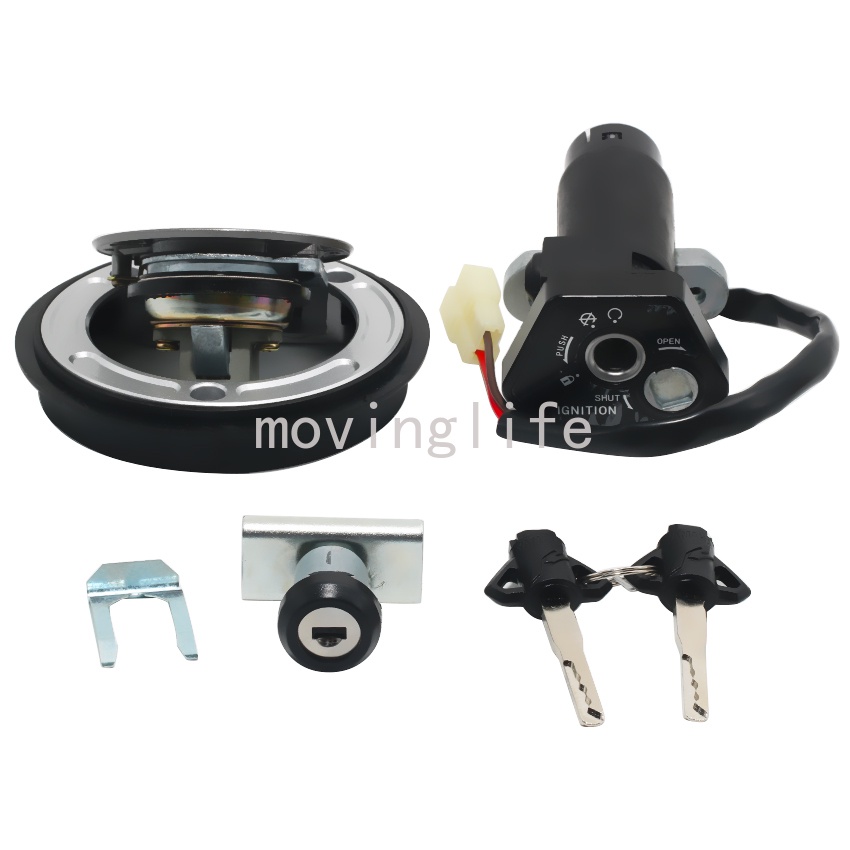 ชุดสวิตช์กุญแจล็อคจุดระเบิด สําหรับ Yamaha YZF R15 YZF155 2019-2021 BK6-XH250-01 B0T-H2501-00 B1P-WF