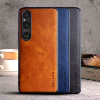 เคสหนังนิ่ม สไตล์วินเทจ หรูหรา สําหรับ sony xperia 1 v 10 v funda sony xperia 1 v