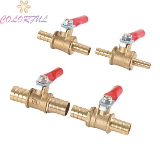 【COLORFUL】Valve Switch 6mm 8mm 10mm 12mm Direct Pass Type Hose Barb Shut-off 1PCS