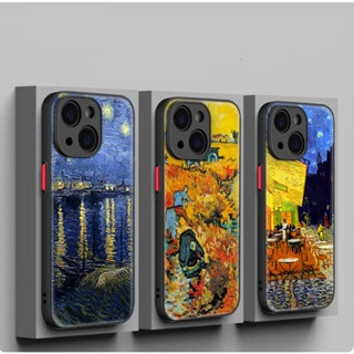 เคสโทรศัพท์มือถือแบบนิ่ม ลาย Van Gogh Starry Night Tardis C274 สําหรับ iPhone 12 13 Plus 14 Pro Max