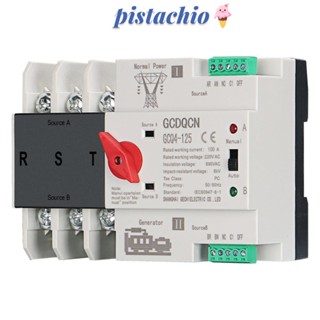 สวิตช์ถ่ายโอนไฟฟ้าอัตโนมัติ W2R-3P 100A 220V เชื่อถือได้ สําหรับติดตั้งในครัวเรือน