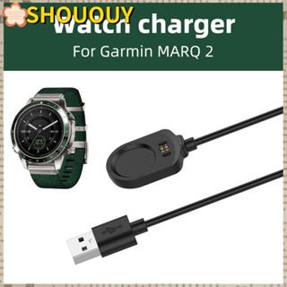 SHOUOUY อะแดปเตอร์แท่นชาร์จ สําหรับ Garmin MARQ 2