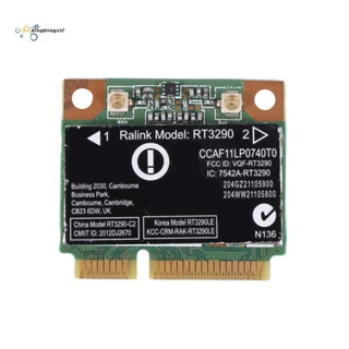 การ์ด WIFI ไร้สาย 150Mbps 2.4Ghz RT3290 802.11B/G/N พร้อมบลูทูธ BT 3.0 Half Mini PCI-E สําหรับ HP CQ58 M4 M6 4445S DV4