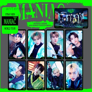 Ab 9 ชิ้น / เซต Kpop Stray Kids โฟโต้การ์ด Maniac โลโม่การ์ด สําหรับแฟนคลับสะสม