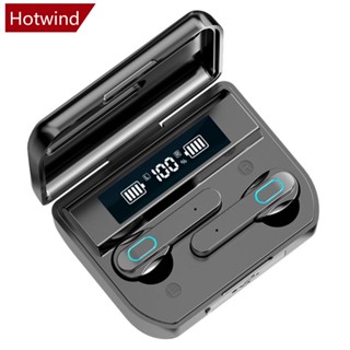 Hotwind T33 หูฟังบลูทูธไร้สาย 5.3 พร้อมแตรสี่ตัว ควบคุมสัมผัส คุณภาพเสียง Hifi L4Q2