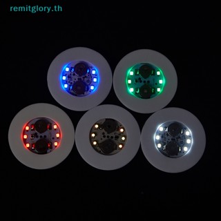 Remitglory สติกเกอร์ไฟ Led 6 ดวง สว่างมาก สําหรับติดตกแต่งที่รองแก้วเครื่องดื่ม TH