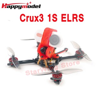 Happymodel Crux3 โดรนแข่งขัน 1S ELRS 2.4G RX ฐานล้อ 115 มม. 3 นิ้ว F4 ไม้จิ้มฟัน FPV BNF พร้อมกล้อง 5.8G VTX Caddx 1200TVL