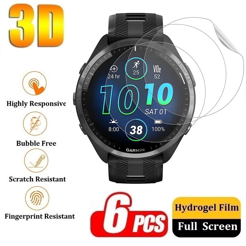 ฟิล์มกันรอยหน้าจอ สําหรับ Garmin Forerunner 965 955 265 255 S 245 Forerunner 945 935 745 235 158 55 45