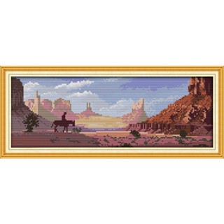 Joy Sunday ชุดปักครอสสติตช์ ปักครอสสติตช์ DMC DIY ลาย The Grand Canyon West