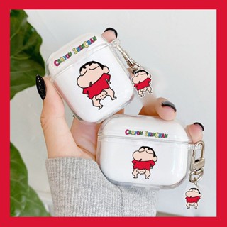 เคสหูฟังซิลิโคนนิ่ม ลายการ์ตูนชินจังน่ารัก สําหรับ AirPods 3(2021) Airpod Pro