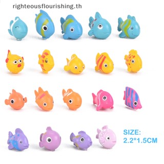 Righteousflourishs.th ปลาพลาสติก ขนาดเล็ก สําหรับตกแต่งตู้ปลา DIY 10 ชิ้น