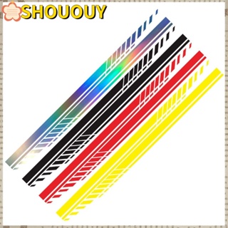 SHOUOUY เทปสติกเกอร์ มีกาวในตัว สําหรับตกแต่งรถยนต์ 1 คู่