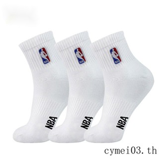 【สินค้าเฉพาะจุด】ถุงเท้าบาส ถุงเท้ากีฬาบาสเก็ตบอล NBA ข้อสูง แบบหนา แบบมืออาชีพ