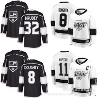 เสื้อกีฬาแขนสั้น ลายทีม Nhl Hockey Jersey Los Angeles Kings 8 32 Kings ชุดเยือน