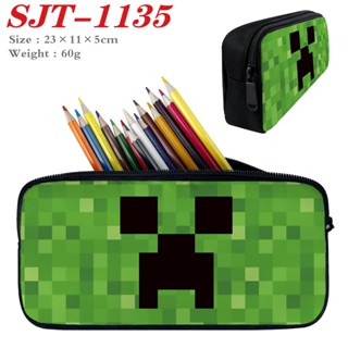 Minecraft TNT ใหม่ กระเป๋าดินสอ ลายการ์ตูน 3D ความจุขนาดใหญ่ สําหรับใส่เครื่องเขียนนักเรียนประถม