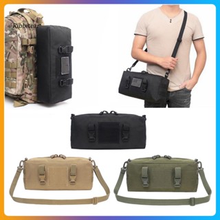 &lt;Ribbitear&gt; Molle กระเป๋าอเนกประสงค์ สายยาว กันน้ํา สีพื้น สําหรับเล่นกีฬา