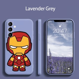 เคสโทรศัพท์มือถือ ซิลิโคนนิ่ม ลาย Iron Man สําหรับ Samsung Galaxy M33 M51 M52 M53 M54 M62 F62 5G