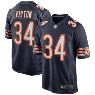 Yp2 เสื้อยืดลําลอง แขนสั้น พิมพ์ลาย NFL Chicago Bears Game Jersey Walter Payton สําหรับผู้ชาย เหมาะกับการเล่นกีฬา PY2