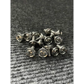 น็อตคอนโซลมีบูชM5x12,x15x25 M6x15,x20 หัวCNC-AAx2 น็อตชุดสีเลส