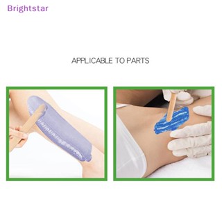 Brightstar 100 ชิ้น / แพ็ค แว็กซ์ แบบใช้แล้วทิ้ง ใบหน้า คิ้ว จมูก ร่างกาย กําจัดขน ติด ติด เครื่องมือความงาม ผิวเรียบ ใหม่