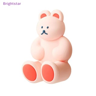 Brightstar ใหม่ ที่วางแปรงสีฟัน ลายการ์ตูนหมี พร้อมจุกสุญญากาศ สําหรับห้องน้ํา