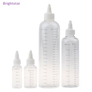 Brightstar ขวดพลาสติก PET เติมน้ํามัน 30 มล. 50 มล. 230 มล. 460 มล. 500 มล. สําหรับสัก