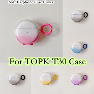 พร้อมส่ง!  เคสหูฟัง แบบนิ่ม ไล่โทนสี สําหรับ TOPK T30 TOPK T30