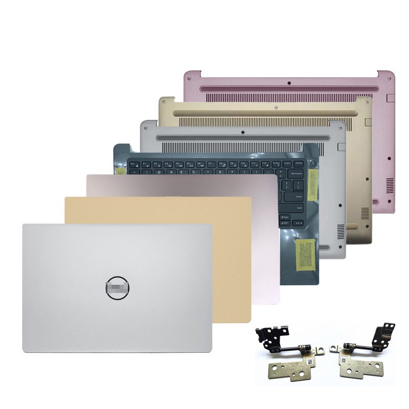 Dell 14 สําหรับ Inspiron 7460 7472 P74G ฝาครอบด้านหลัง LCD/Palm Rest คีย์บอร์ด/ฝาครอบด้านล่าง/บานพับ
