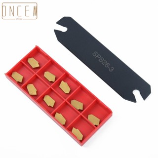 【ONCEMOREAGAIN】Slotted Grooved Insert Equipment Metal CNC Wear resistance Tool SPB326