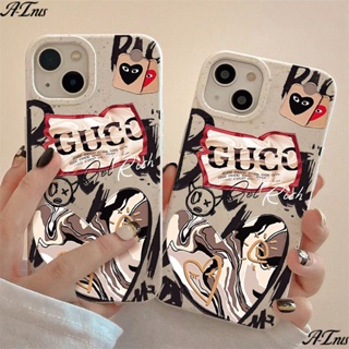 เคสโทรศัพท์มือถือ แบบนิ่ม กันกระแทก ลายหัวใจ สําหรับ Apple Iphone 12 14proplus 118 13 7 YWET