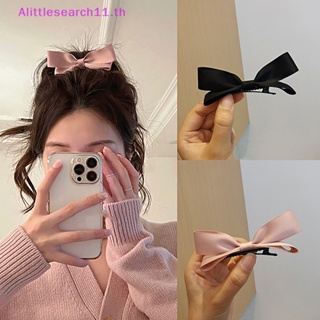 Alittlesearch11 กิ๊บติดผม รูปโบว์น่ารัก ขนาดเล็ก สามมิติ เครื่องประดับผม สําหรับเด็กผู้หญิง TH