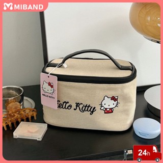 Ready stock กระเป๋าแต่งหน้าการ์ตูนน่ารัก Hello Kitty กระเป๋าเครื่องสำอางแบบพกพา Beg กระเป๋าแต่งหน้า Murah กระเป๋าเก็บของกระเป๋าถือนักเรียนหญิงแต่งหน้า