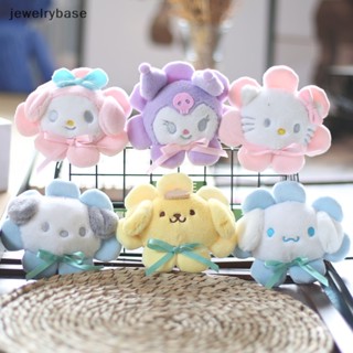 [jewelrybase] พวงกุญแจ จี้ตุ๊กตาการ์ตูน Hello Kitty Melody Cinnamoroll ผ้ากํามะหยี่ขนนิ่ม สําหรับตกแต่งกระเป๋า