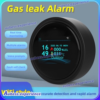 Tuya Wifi เครื่องตรวจจับการรั่วไหลของก๊าซธรรมชาติ Lpg Leakage Sensor พร้อมเสียงเตือนการตรวจสอบระยะไกลการป้องกันการรักษาความปลอดภัยผ่าน Google Alexa ผู้เชี่ยวชาญ