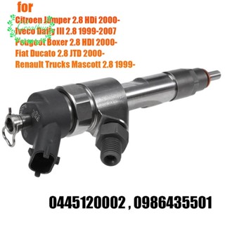 0986435501 หัวฉีดน้ํามันเชื้อเพลิงดีเซล สําหรับ Citroen Jumper Iveco Daily Peugeot Boxer Fiat Ducato 2.8 ลิตร