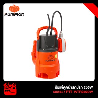 ไดโว่ Pumpkin ปั๊มจุ่ม ปั๊มแช่ ดูดน้ำเสีย 250W ( 50244 )
