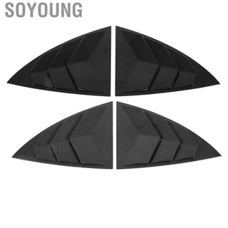 Soyoung 2PCS Side Window Spoiler Surface Splitter Shade Cover For Tesla Model Y 2021